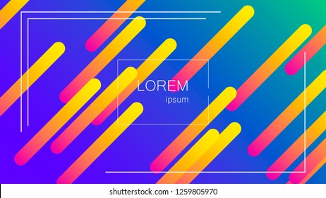 Abstract background. Bright colorful dynamic shapes . Eps10 vector illustration.