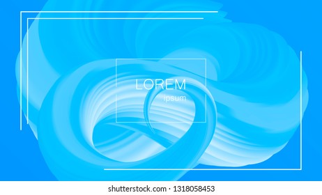 Abstract background. Bright colorful dynamic shapes. Wave with 3D effect. Eps10 vector illustration for Flyer, Banner, Blank, Business Presentation.
