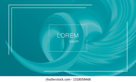 Abstract background. Bright colorful dynamic shapes. Wave with 3D effect. Eps10 vector illustration for Flyer, Banner, Blank, Business Presentation.