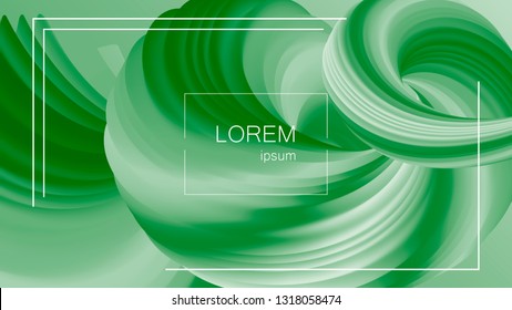 Abstract background. Bright colorful dynamic shapes. Wave with 3D effect. Eps10 vector illustration for Flyer, Banner, Blank, Business Presentation.
