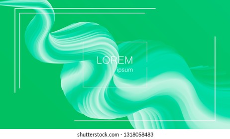 Abstract background. Bright colorful dynamic shapes. Wave with 3D effect. Eps10 vector illustration for Flyer, Banner, Blank, Business Presentation.
