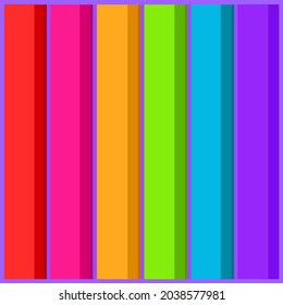 Abstract background in a bright colorful rainbow. Easily editable vector illustration of bright color, Suitable for wallpaper, banner, background, postcard, book illustration, landing page.