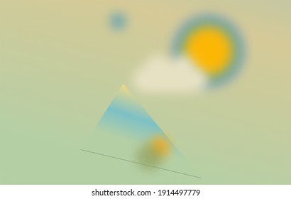abstract background with bright colors of nature