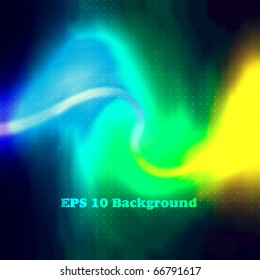 abstract background with bright colors overflow