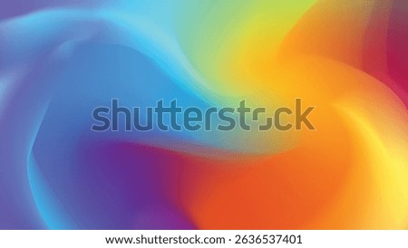 abstract background with bright colors, red, yellow, blue, orange, green and purple