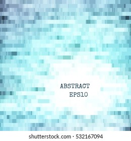 Abstract background in bright colors. White empty space. grunge style. Wall of small geometric shapes.