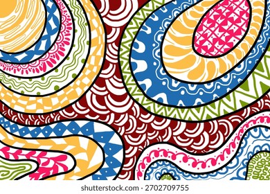 Fundo abstrato com brilhante colorido conceito e padrão