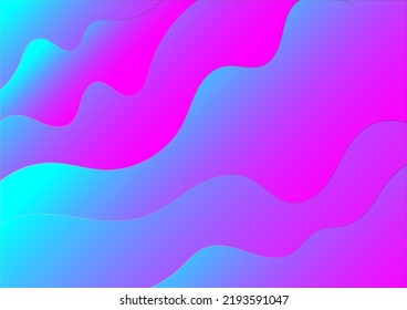 Abstract background bright effect elegance blue and pink gradient layer flyer poster backdrop wallpaper graphic design vector illustration