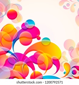 Abstract background with bright elements.