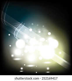 abstract background with bright flashes of light