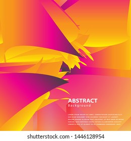 Abstract Background Bright and Fun Colour. Gradient Orange, Yellow, Red and purple