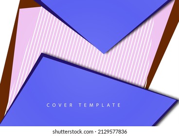 Antecedentes abstractos. Poligonos y líneas de colores geométricos luminosos que se superponen. Diseño de moda. Ilustración del vector