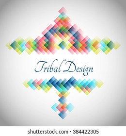 Abstract background with bright abstract geometric element for cards, brochures, flyers,and cd covers. Vector illustration.
