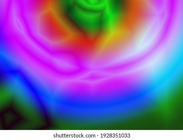 Abstract background with bright gradient color and curved line pattern