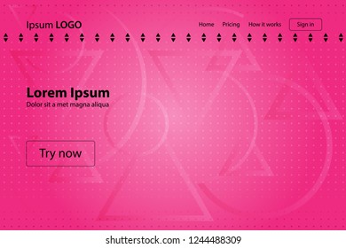 Abstract background with a bright gradient fill. Vector background for websites, landing pages, business.