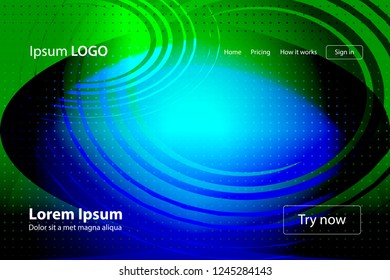 Abstract background with a bright gradient fill. Vector background for websites, landing pages, business.