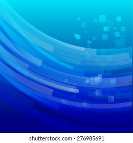 Abstract background bright and light curve blue, vector illustration eps10