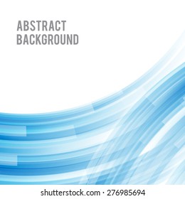 Abstract background bright and light curve blue, vector illustration eps10
