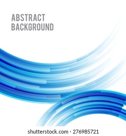 Abstract background bright and light curve blue, vector illustration eps10