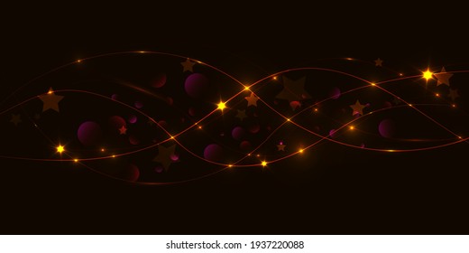Abstract background with bright light effects for vector illustration.	