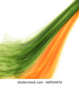 Abstract background of bright lines of color creating an atmosphere of movement. Vector illustration