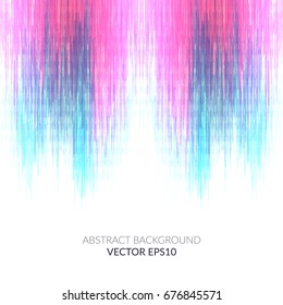 Abstract background. Bright music visualization. White space for text.