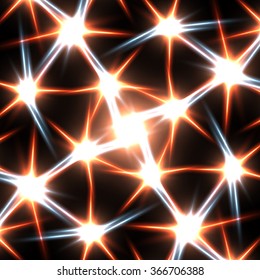 Abstract background - bright neon illustration