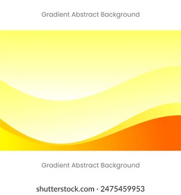 Abstract background of bright neon orange and yellow color gradations. Editable.