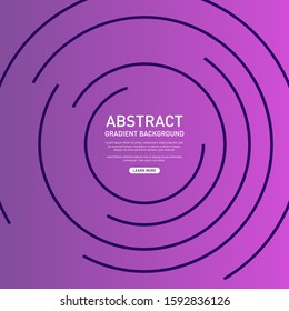 Abstract background with bright rainbow colorful lines. Colored circles with place for your text on a white background