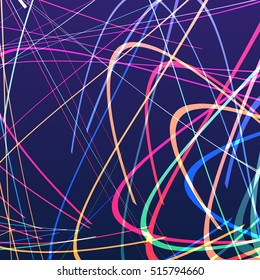 Abstract background with bright rainbow colorful lines
