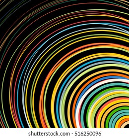 Abstract background with bright rainbow colorful lines