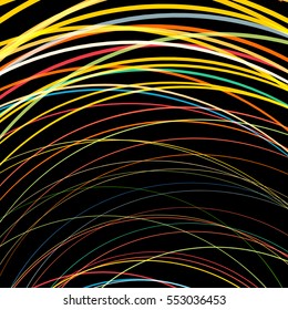 Abstract background with bright rainbow colorful lines.
