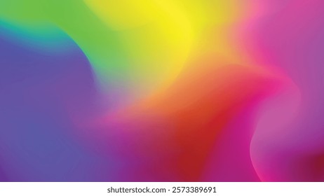 abstract background with bright rainbow colors