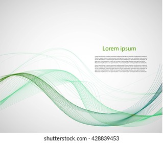 Abstract background with bright smooth lines