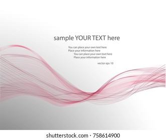 Abstract background with bright smooth lines