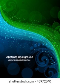 Abstract background with bright sparks. RGB colors.