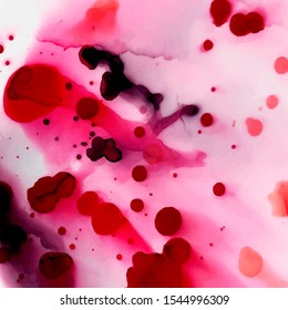 Abstract background. Bright spots. Flowing ink. Illustration for posters and cover .Vector illustration