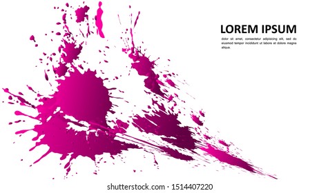 Abstract background - bright spots of paint. Modern neutral composition for your design. Eps 10 vector.