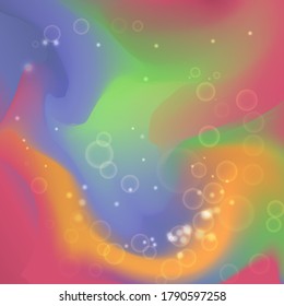 Antecedentes abstractos con manchas brillantes que giran hacia el centro.
