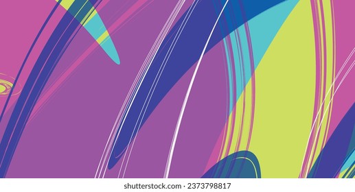 Abstract background in bright summer colors. Colorful smooth. Easy editable colored vector illustration.