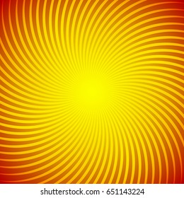 Abstract background with a bright sunny yellow rays. Substrate for holiday cards and advertising.