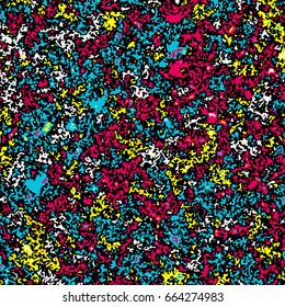 Abstract background with a bright texture of stains and broken shapes.