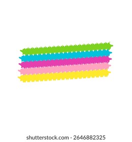 Abstract background with bright and textured colorful paint splashes or brush strokes, perfect for creative designs, digital backgrounds or graphic elements.