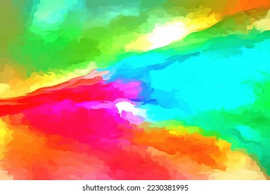 Abstract background bright watercolor color gradation