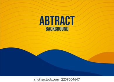 Abstract background in bright yellow and blue colors