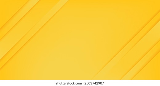 Abstract background bright yellow diagonal stripes lines vector modern