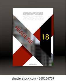 Abstract background for brochure, cover. Template for the poster. Vector.