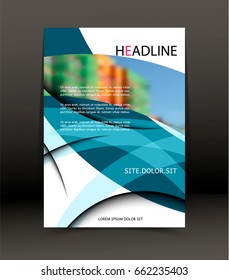 Abstract background for brochure, cover. Template for the poster. Vector.