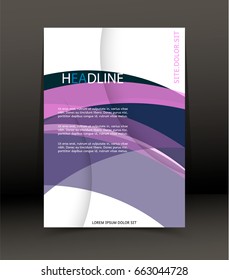 Abstract background for brochure, cover. Template for the poster. Vector.