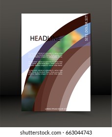 Abstract background for brochure, cover. Template for the poster. Vector.